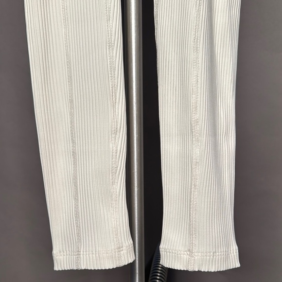 NWT YEAR OF OURS Ribbed Football Leggings Lace-Up Pants • White • XS - Picture 10 of 14